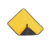 KIXZSAZ Abrigo para Mascotas, Toalla Suave para el Cuidado de Mascotas, Limpia y Saludable, Toallas para Perros para secar Perros, Toallas de baño para, cómodas, no tóxicas, Amarillo+Gris, 30 * 30cm