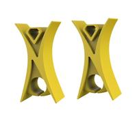 KIXZSAZ Accesorio de ayuda para la enseñanza de violín y viola con sujeción de, tope de silicona exclusivo para, para dominar técnicas, accesorios para, amarillo, 1.3 x 1. x cm