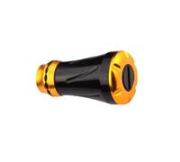 KIXZSAZ Accesorio de Repuesto para reparación de Mangos de Carrete de Pesca, modernización para Amantes y entusiastas de la Pesca Ligera, empuñaduras de, Negro Amarillo, 3.4 x 1.85 cm