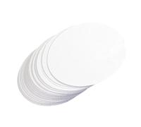 KIXZSAZ Accesorios duraderos para máquina para Hacer Botones con 100 Piezas de Papel en para Blanco, botón de Insignia DIY, Suministros para Hacer Insignias de Papel en para