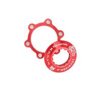 KIXZSAZ Adaptador de Bloqueo Central para Bicicleta, confiable, de Aluminio Suave, Esencial para conversiones seguras del para Sistema de Frenos. El mecanizado CNC facilita el