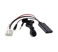 KIXZSAZ Adaptador de música Suministros para automóviles Cable de audio Conexión rendimiento estable Módulo inalámbrico eficiencia Accesorios mejorados, con micrófono