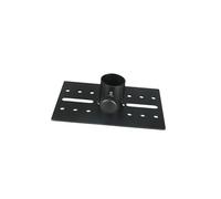 KIXZSAZ Adaptador de Soporte para Altavoz de trípode de Montaje en Metal Bandeja de Metal Engrosada Soporte para Sistema de Sonido Accesorios de fácil