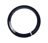 KIXZSAZ Adaptadores de Arandelas para vástago de Horquilla de 6 mm, aleación de Aluminio confiable, Esencial para proyectos de personalización de Bicicletas, Anillo de, Negro, Base C