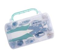 KIXZSAZ Alicates profesionales para ojales con agarre ergonómico diseñados para perforar agujeros de manera eficiente en cuero. Kit de alicates para ojales. Alicate perforador.