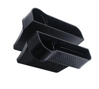 KIXZSAZ Almacenamiento de grietas en el asiento del automóvil ordenado para despejar y organizar el vehículo Almacenamiento conveniente Organizador de huecos asiento automóvil plástico, negro
