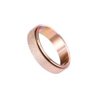 KIXZSAZ Anillo de acero para aliviar el estrés, elegante reemplazo de moda para adultos y niños, juguete sensorial relajante para la yema del dedo, juguete