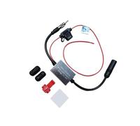 KIXZSAZ Antena de señal de 12-24 V para autocaravanas, Camiones y Radio FM. Bajo Nivel Ruido para una recepción Potente. Reduce el Ruido y fortalece la señal. Ideal para la recepción señales