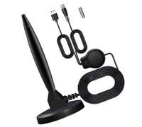 KIXZSAZ Antena de TV de 120 Millas Amplificador de señal Inteligente de Largo Alcance Recibir Antena 4K UHF VHF Receptor de satélite al Aire Libre