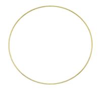 KIXZSAZ Aros de metal para atrapasueños, suministros para manualidades y decoración del hogar, marcos para proyectos artesanales, aros de metal para, Chapado en oro, 20cm