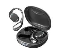 KIXZSAZ Auriculares de botón del traductor del ABS con la característica de la Aislamiento cómodos Usar el Sonido HD portátiles y convenientes, Negro