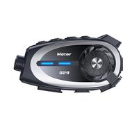 KIXZSAZ Auriculares para motocicleta Riding Adventures con conectividad entre marcas, tarjeta de 32 GB y grabación en bucle. Tiempo de espera 500 horas. Gran 120°, Negro, Micrófono duro