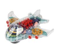 KIXZSAZ Avión de Juguete Gears para niños, avión eléctrico con Funciones Musicales y LED, de Juguete eléctrico, Efectos LED, Juguetes Gears para niños.