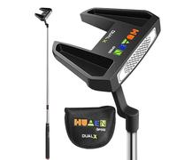 KIXZSAZ Ayudas para la práctica del Putt de Golf Herramientas Equipo Golfista diestro Putter de Golf Diseñado para una Distancia de Golpe óptima Equipado