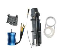 KIXZSAZ Barco RC con propulsor de Agua pulverizada y Motor sin escobillas. Piezas reemplazables para un Mejor Rendimiento de navegación. Propulsor Agua pulverizada. Motor Potencia Bomba Chorro