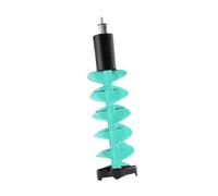 KIXZSAZ Barrena para Pesca en Hielo de 6 Pulgadas, Accesorios para Deportes de Invierno y Pesca en Hielo, Equipo para en Lagos y ríos, en océanos, Mares, Flotador Azul, 75 centímetros