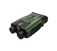 KIXZSAZ Binoculares para Caza con botón retroiluminado, luz LED/SOS, 250-300 m, observación, menú en 11 Idiomas, visión Nocturna ABS para Caza, Verde