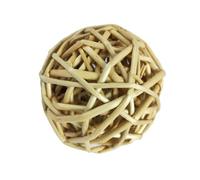 KIXZSAZ Bolas de ratán ramitas artesanías Encantadoras Decoraciones para el hogar esferas de Arte Juguetes Foto para cumpleaños Boda niños Mascota Loro pájaro, Tipo 2