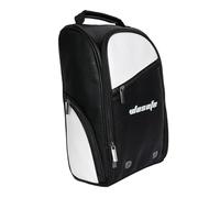 KIXZSAZ Bolsa de Zapatos de Golf con Cremallera, Organizador de Bolsillo, Bolsa de Viaje Duradera para Zapatos, Protege los de Golf, de Regalo Ligera para, Negro, 27x14x42cm