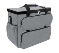 KIXZSAZ Bolso organizador de viaje para máquina de coser, ligero, con almacenamiento adicional para artículos esenciales costura, tijeras, máquinas coser estándar, asa viaje.