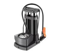 KIXZSAZ Bomba de pie portátil de presión para neumáticos Bicicleta, Doble Cilindro, con Pedal Antideslizante Que Ahorra Tiempo y Esfuerzo. Bomba pie portátil para inflar neumáticos