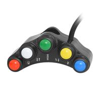 KIXZSAZ Botón de luz del manillar Control impermeable para Ebike ABS botón de inicio parada multifunción para Ebike Scooter y motocicleta