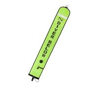 KIXZSAZ Boya de señalización de Buceo Resistente y Duradera para Equipo Seguridad Buceo, Tubo señalización, inflador Equipo Seguridad, boya marcadora Facial, Verde Fluo, 6 pies