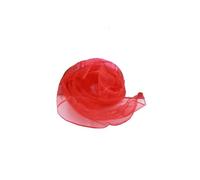 KIXZSAZ Bufanda para niños Bufandas de Color sólido a la Moda Pañuelo Accesorio de Vestir Baile para Fiesta al Aire Libre Puesta en Escena , Rojo