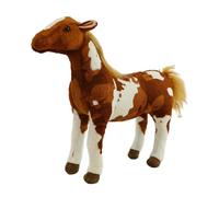 KIXZSAZ Caballo de peluche, un fantástico juguete de compañía para abrazar. Ideal para decorar y relajar el hogar. Un caballo peluche suave, regalo cumpleaños y Navidad para niños.