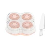 KIXZSAZ Cabezal de repuesto para depilación eléctrica de piernas, suave para todo tipo piel, con cepillo para mujeres, afeitado suave, accesorios para afeitadoras mujer, afeitado belleza, cabezal