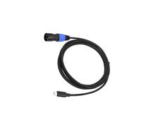 KIXZSAZ Cable de audio USB C a XLR macho confiable para músicos que ofrece conectividad perfecta con consolas de mezcla y altavoces. Cable USB C con conector audio XLR, Negro, 200 centímetros