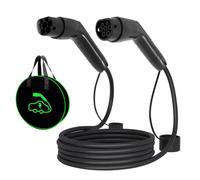 KIXZSAZ Cable de Carga fácil para vehículos eléctricos, 5M 32A 7KW Negro 1P