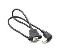 KIXZSAZ Cable de extensión USB tipo B de artesanía fina con impresora práctica USB 2,0 a Panel macho y especial bien hecho