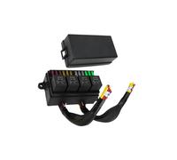 KIXZSAZ Caja de fusibles y relés completa, Para sistema impermeable para profesionales en vehículos, barcos y camiones. Caja de relés precableada universal para profesionales.