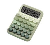 KIXZSAZ Calculadora de Interruptor mecánico portátil para cálculo numérico de Bac, Resistente, con gradiente Azul, Verde Degradado, 16 x 11.5 x 3 cm