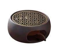 KIXZSAZ Calentador de té japonés de cerámica tosca que integra la tradición en cocinas modernas. Todo lo necesario para empezar a calentar té forma tradicional. Calentador tetera cerámica con