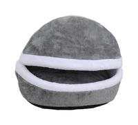 KIXZSAZ Cama para Mascotas fácil de Limpiar, Diga adiós al Pelo y al Olor de Las Mascotas, cojín poliéster para Cama para Gatos, para Perros y Cachorros, fácil Limpiar, Gris