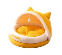 KIXZSAZ Cama semicerrada para gatos, cueva para gatos de interior, suave y cómoda, ideal para dormir y tomar siestas. Cuna semicerrada, cueva cálida que proporciona una sensación de seguridad para las