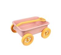 KIXZSAZ Carrito de Playa para niños, Ligero y Divertido, Ideal para Jugar con Arena y Disfrutar del Sol, Cubos de Arena. Vehículo construcción Ligero y portátil, , Rosa , 30.5 x 25.8 x 15 cm