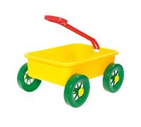 KIXZSAZ Carrito de Playa para niños, Ligero y portátil, Ideal para Aventuras de Verano al Aire Libre, Especialmente en la Playa. Juguete vagón para Juegos simulación. Vehículo Juguete para , Amarillo