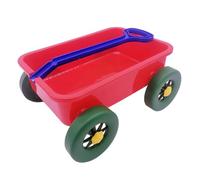 KIXZSAZ Carrito de Playa para niños, Ligero y portátil, Ideal para Aventuras de Verano al Aire Libre, Especialmente en la Playa. Juguete vagón para Juegos simulación. Vehículo Juguete para , Rojo