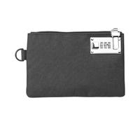 KIXZSAZ Cartera portátil antirrobo OxfordCloth para Hombre, solución de Almacenamiento Segura y Elegante, Billetera para Mujer, Negro