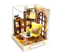 KIXZSAZ Casa de muñecas de para Madera en Miniatura para armar tú Mismo con Detalles realistas y características Creativas. Juego Rompecabezas 3D para armar una casa para Madera.
