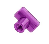 KIXZSAZ Catch Ball Soporte para Manillar de Bicicleta Extensión de aleación de Aluminio para Bicicleta Plegable para Mayor Comodidad de Ciclismo Extensión, púrpura, 21.5 x 12 x 10 mm