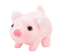 KIXZSAZ Cerdito de peluche interactivo y animado, un cerdito eléctrico de dibujos animados que camina, ideal regalo para niños. Es vívido y adorable. Este peluche electrónico ofrece horas