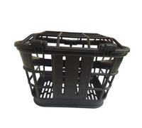 KIXZSAZ Cesta delantera para bicicleta con tapa para ciclismo, comestibles, botellas de agua y porta mascotas, desmontable, elegante, estable, cesta delantera para bicicleta