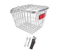 KIXZSAZ Cesta trasera para bicicleta de calidad, gran capacidad, organizador de almacenamiento para niños, hierro resistente, ideal para ciclismo, senderismo y pesca.
