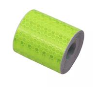 KIXZSAZ Cinta reflectante impermeable para vehículos y maquinaria. Limpie la superficie para eliminar el polvo y el aceite. Autoadhesiva de PVC, verde fluorescente, 1 pieza