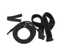 KIXZSAZ Cinturón de Entrenamiento de Resistencia para natación: Mejora tu técnica y condición física con Cintura Ajustable. Úsalo ejercitador para Todos los Estilos natación, Negro, 10mm