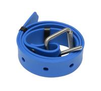 KIXZSAZ Cinturón de Peso de Buceo de Silicona 1,3 m Hebilla de Acero Inoxidable Cinturones Antideslizantes Rescate Submarino Equipo de Deportes acuáticos, Azul